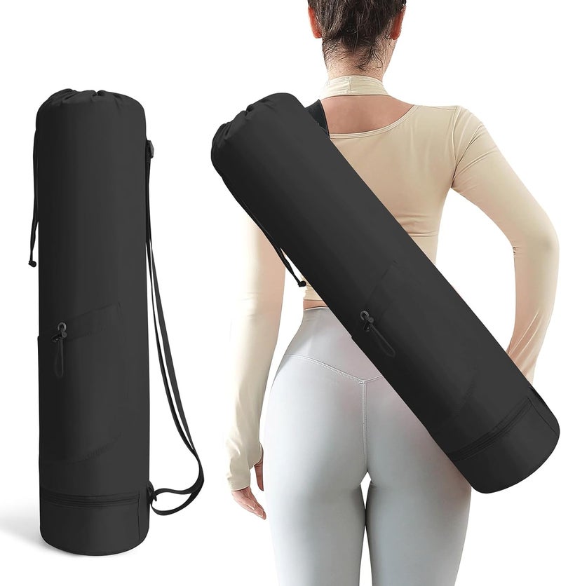 Zmarthumb Yoga Mat Bag, Yoga Bag with Adjustable Strap and Pockets for Women & Men, Lightweight Carrier for Yoga, Workout, Outdoor Use - Image 1